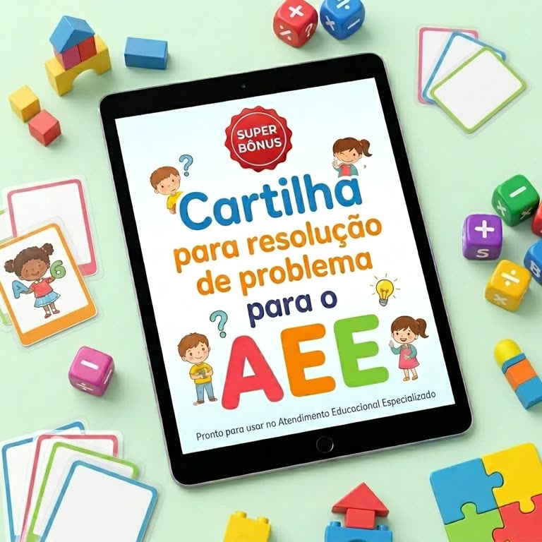 Mockup do Super bônus: Cartilha para resolução de problema
